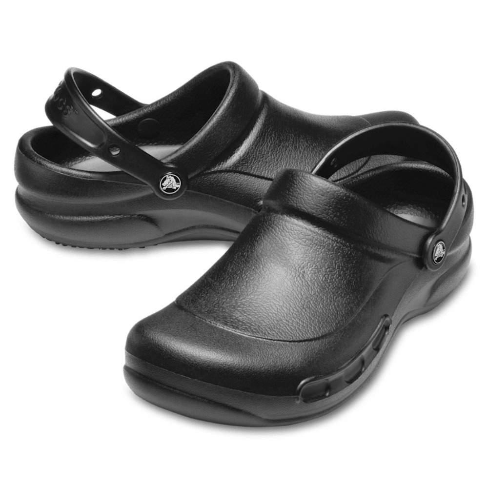 Crocs Bistro Work Clog Shoes Black Mens 11 Closed Toe Medical Chef